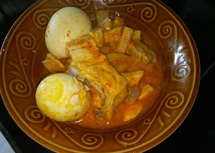 Resep ??Bumbu Merah Telur Kentang ?? Karya Tabita Diah Sekar Indrawati