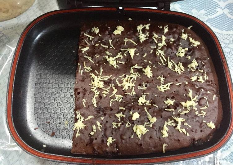 Resep 1. Brownies panggang oreo keju (pake happy call & tanpa mixer)