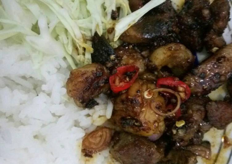 gambar untuk cara membuat Sate kambing teflon