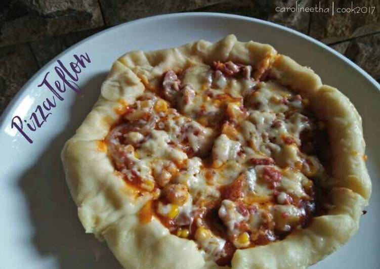 Resep Pizza teflon ala2 Karya carolineetha