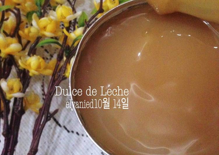 bahan dan cara membuat Dulce de leche (karamel skm)