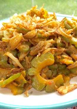 Tumis Pare Teri Medan