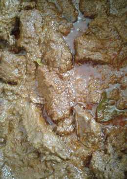 Rendang daging sapi simple