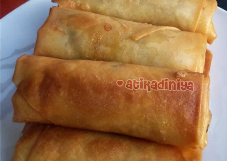 cara membuat Lumpia Ayam Kentang ??