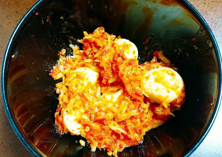 gambar untuk resep makanan Sambel teri dan telur puyuh