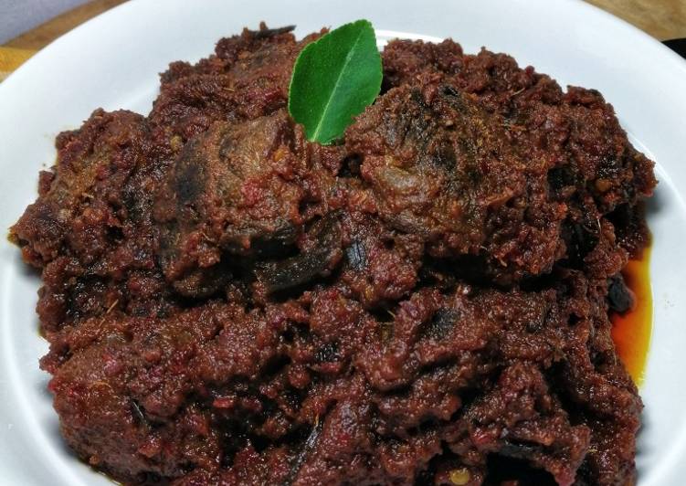 Buffalo Meat Rendang Recipe 