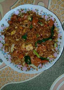 Nasi merah goreng