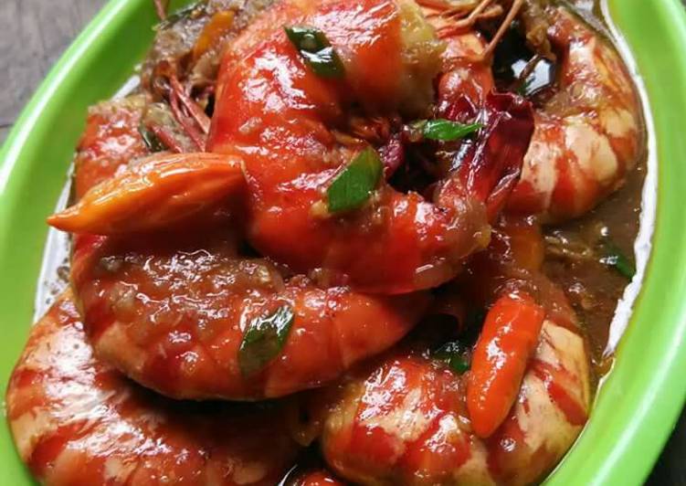 gambar untuk resep makanan Udang pedas saos teriyaki