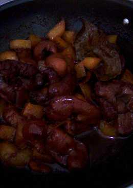 Semur ati ampela & kentang sederhana