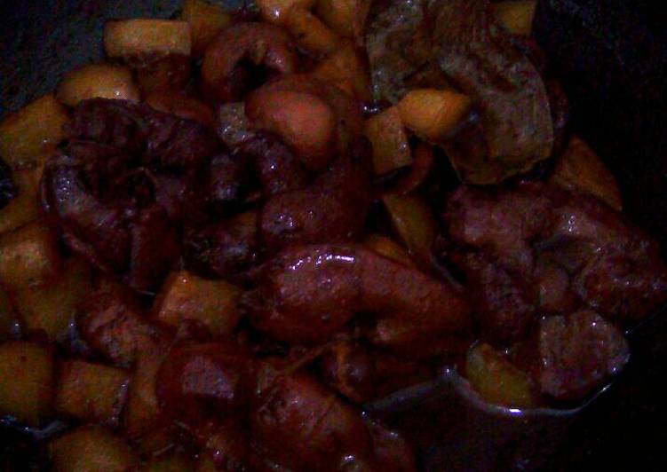 gambar untuk resep Semur ati ampela & kentang sederhana