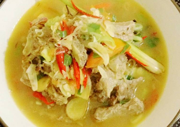 resep Garang Asem Iga Sapi