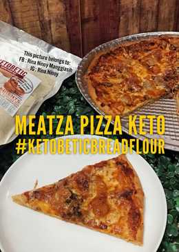 Meatza Pizza Keto #ketobeticbreadflour