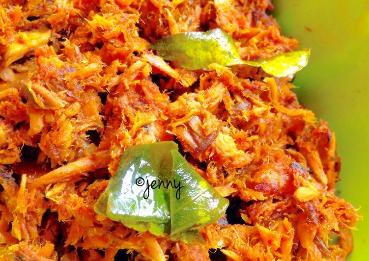 resep makanan Abon Pindang Tongkol