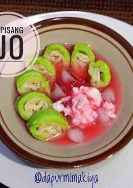 Es pisang ijo sederhana