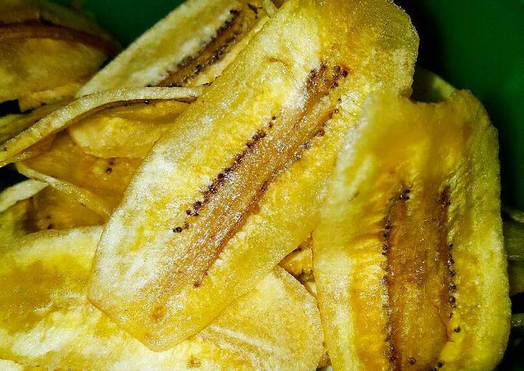 resep Keripik pisang renyah