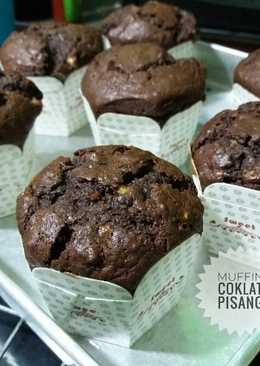 Muffin coklat pisang enak praktis moistðð«