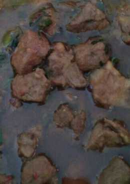 Semur Daging dan Hati sapi pedas#Kitaberbagi