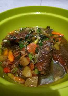 Ikan mujair sop kecap