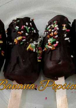 Es pisang Coklat