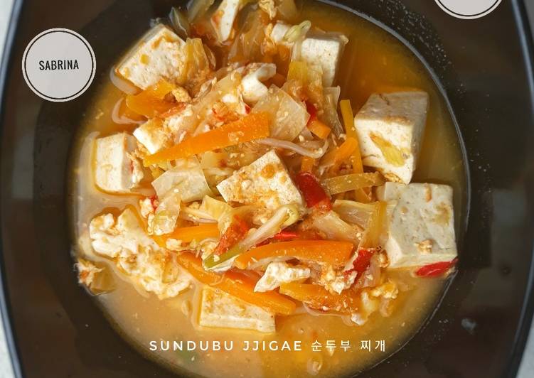 gambar untuk cara membuat Sup Tahu Korea - Sundubu Jjigae (??? ??)