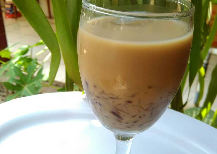 gambar untuk resep makanan Es Kocin ala ala cafe....(kopi cincau)