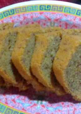 Bolu pisang kukus (no mixer)