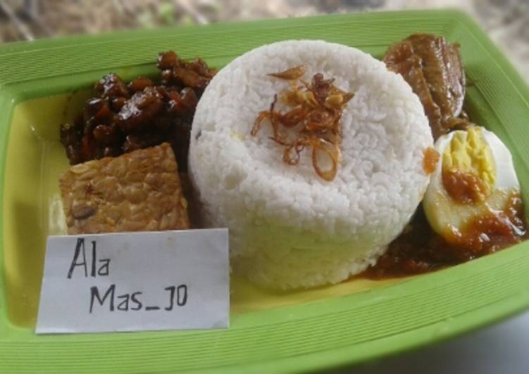 resep Nasi Uduk magicom ala Mas_Jo