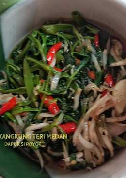 Tumis kangkung teri medan