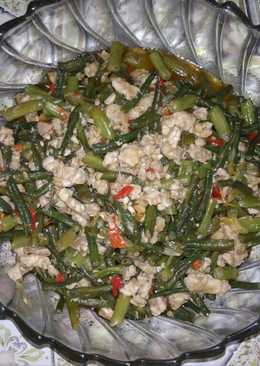 Oseng kacang panjang tempe