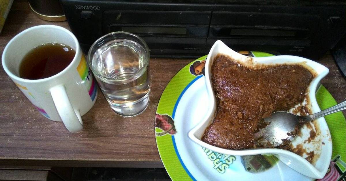 Resep milo cake with microwave