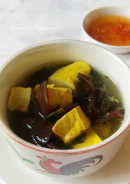 15. Sop Tahu Jamur Kuping