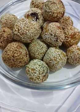 Onde-onde tape singkong isi coklat