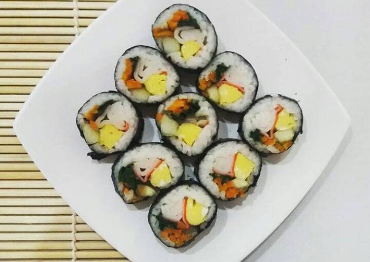 gambar untuk cara membuat Mini Kimbab versi #AnakKost