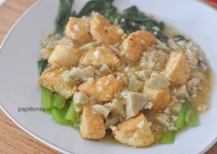 Resep Pok Coy Cah Tofu & Bakso Ayam - TASTE-STY