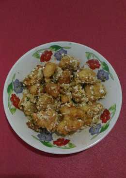 Udang goreng telor asin