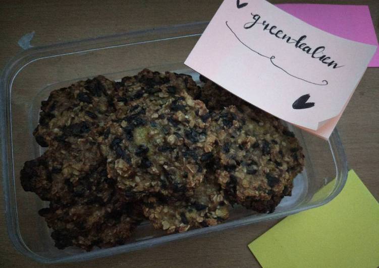 Resep Oat cookies / kukis oat Karya greentealien