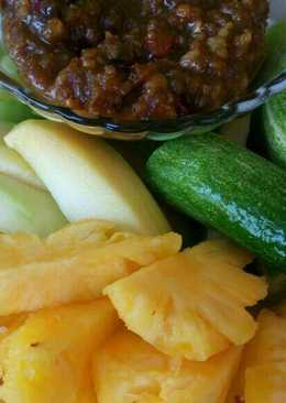 Bumbu Rujak Coel pake kacang tanah