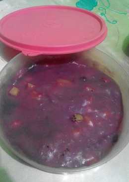 Puding hunkwe telo ungu (camilan mpasi 12+)