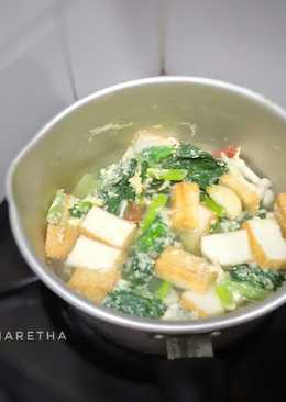 Sayur Sawi Telur -Tofu