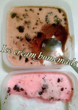 Ice cream lembut homemade