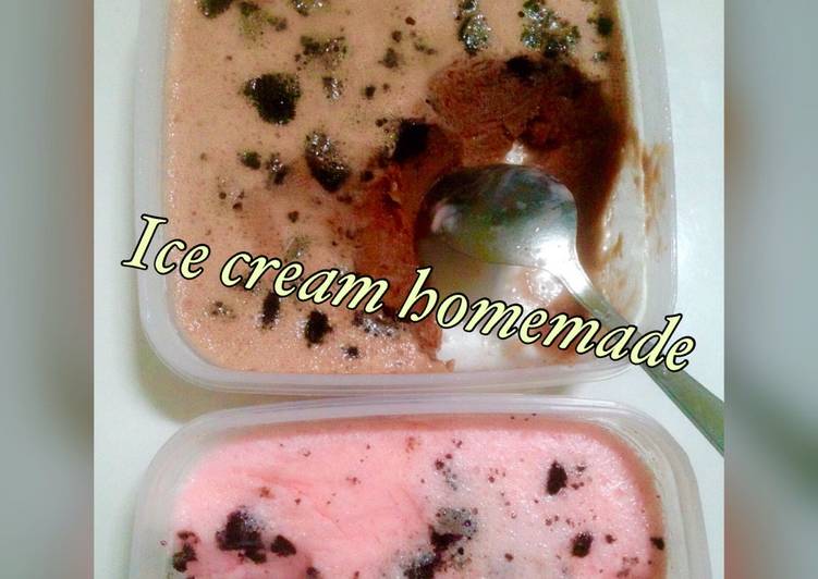 resep makanan Ice cream lembut homemade