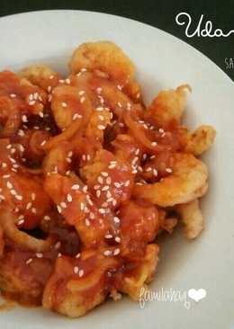 Udang Crispy Saus Mentega Asam Manis