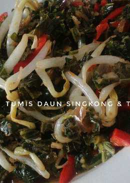 Tumis daun singkong & tauge #BikinRamadanBerkesan