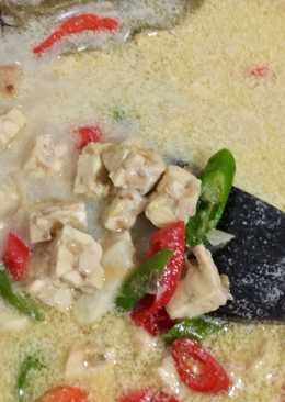 Sayur Tempe lombok ijo bumbu iris
