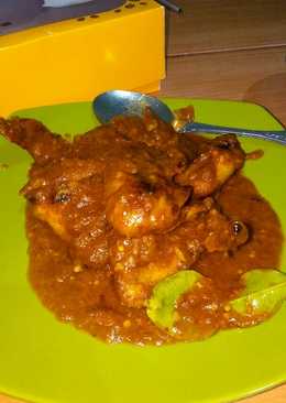 Rendang chicken wing saos balado