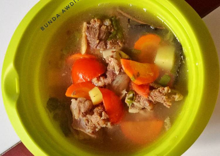 Resep Sop janda iga sapi By bunda AwDito