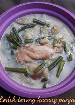 Sayur lodeh terong kacang panjang
