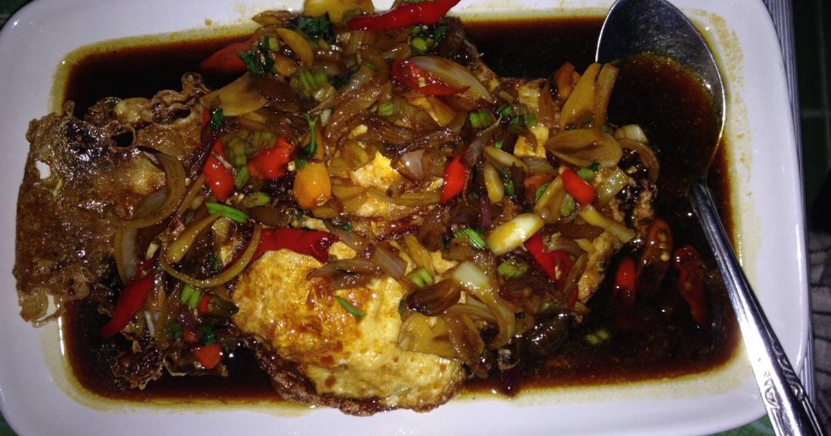 Resep Telor ceplok kecap pedas oleh Icha Najwella - Cookpad