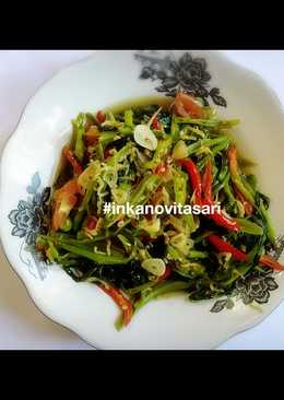 Oseng kangkung+teri nasi