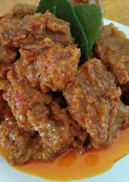 Rendang sapi ala anie